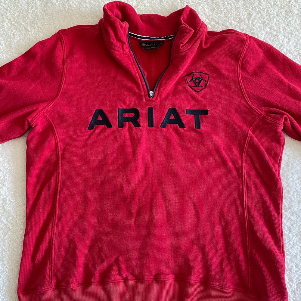 Red Quarter Zip Ariat Women’s Sweater